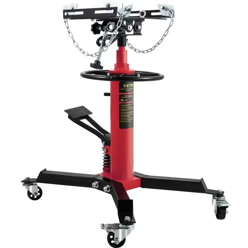 1660 lbs Hydraulic Transmission Jack 2-Stage Telescopic Floor Jack Stand