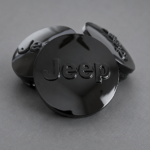 4x 63mm Jeep Gloss Black Wheel Center Caps Fits Grand Cherokee Wrangler Compass