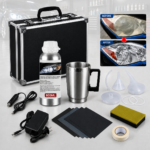 Car Headlight Restoration Kit 800ML Scratch Remover Polish Cleaning Toolbox