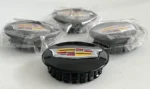 4x Cadillac (ATS CTS DTS SRX STS XLR XTS) 67mm Wheel Center Caps Black Colorful