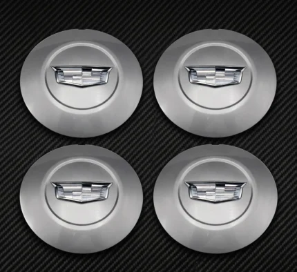 4PCS Silver Wheel Center Caps for Cadillac Escalade 2015-2020 OEM 23432319