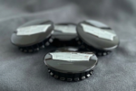 4 Cadillac Black 67mm Fits ATS CTS DTS SRX STS XLR XTS Wheel Center Caps