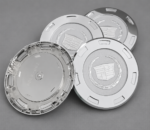 Set of 4 2007-14 Escalade Center Hub Cap For 22 Inch Wheel Chrome Crest 9597355