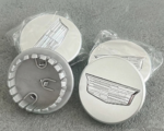4x Cadillac (ATS CTS DTS SRX STS XLR XTS) 67mm Wheel Center Caps Silver Chrome