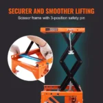 350LBS Hydraulic Motorcycle Lift Table Scissor Jack Foot Operated For Dirt Bike