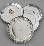 4PCS Cadillac Escalade 2007-14 Chrome Colored Crest for 22'' Wheel Center Hub Caps