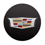 4x Cadillac (ATS CTS DTS SRX STS XLR XTS) 67mm Wheel Center Caps Black Colorful