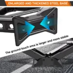 2T Car Scissor Jack w/ Wrench Emergency Crank Lift for SUV Tire Change Tool