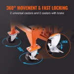 350LBS Hydraulic Motorcycle Lift Table Scissor Jack Foot Operated For Dirt Bike