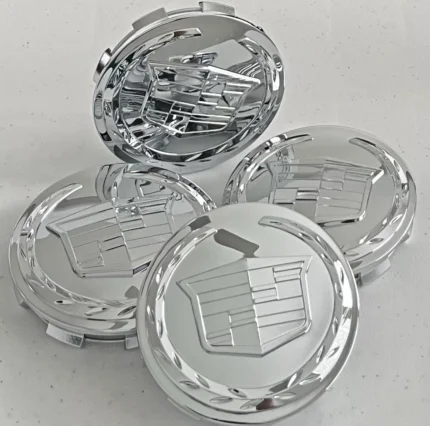 Set of 4 Cadillac Escalade 2007-13 Wheel Center Caps 83mm Chrome Logo 18 & 20" Wheels