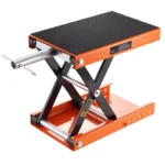 1100LBS Motorcycle Scissor Lift Jack Wide Deck Steel Stand w/ Safety Pin