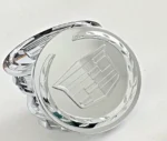 Set of 4 Cadillac Escalade 2007-13 Wheel Center Caps 83mm Chrome Logo 18 & 20" Wheels